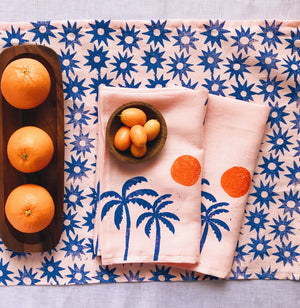 Palm Sunset Dinner Napkins Palm Sunset Dinner Napkins