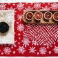 Red Snowflakes Table Runner