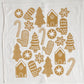 Gingerbread Toss Tea Towel