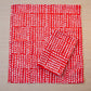 Red Pebbles Dinner Napkins