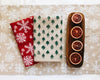 Snowflakes on Oatmeal Table Runner