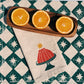 Jelly Cake on Oatmeal Dinner Napkins