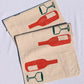 Holiday Wine on Oatmeal Table Runner