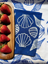 Shells on Blue Dinner Napkins
