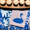 Swan on Lavender Dinner Napkins