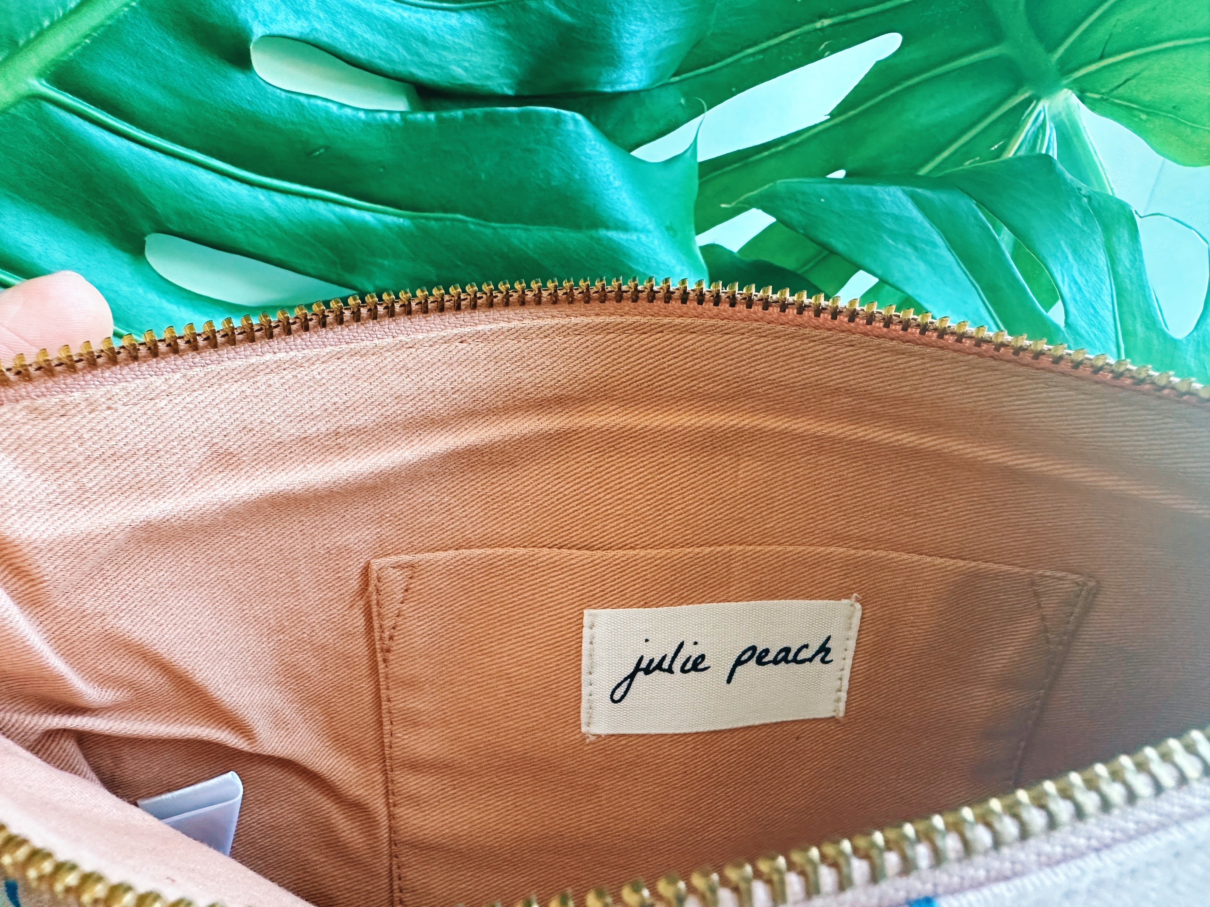 Julie Peach Zipper Pouch - Thumbnail 3