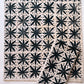 Black Floral Dots Dinner Napkins
