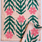 Pink Daisy on Blush Dinner Napkins