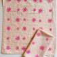 Pink Stars on Blush Dinner Napkins