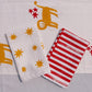 Ochre Stars Dinner Napkin Set