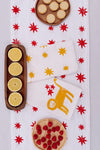 Red Stars Table Runner