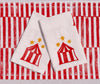 Carnival Tent Dinner Napkin Set
