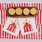Carnival Tent Dinner Napkin Set