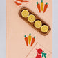 Carrots on Blush Runner
