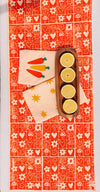 Garden Squares on Blush Runner