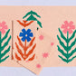 Pink Daisy on Blush Runner