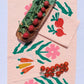 Pink Daisy on Blush Runner