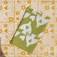 Love Birds on Green Dinner Napkins
