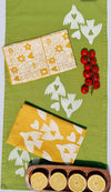 Love Birds on Green Table Runner