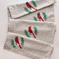 Cardinals on Gingham Table Runner