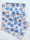 Snowflakes on Blush Table Runner