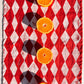 Diamonds on Red Table Runner