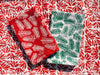 Pine Needles on Red Dinner Napkins