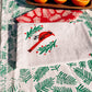 Pine Needles on White Table Runner