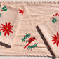 Poinsettia on Blush Dinner Napkins