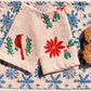Snowflakes on Blush Table Runner