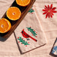 Cardinals on Blush Dinner Napkins