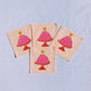 Jelly Cake on Blush Cocktail Napkins
