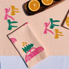 Tree Ride on Blush Dinner Napkins