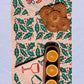 Holly Toss on Blush Table Runner