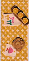 Ochre Ornaments on Blush Table Runner