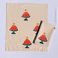 Jelly Cake on Oatmeal Dinner Napkins