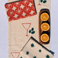 Holiday Martini on Oatmeal Table Runner