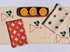 Holiday Martini on Oatmeal Table Runner
