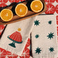Jelly Cake on Oatmeal Dinner Napkins