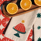 Jelly Cake on Oatmeal Dinner Napkins