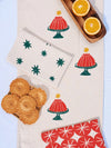 Jelly Cake on Oatmeal Table Runner