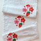 Berry Shroom on White Table Runner
