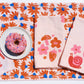 Berry Shroom on Blush Dinner Napkins