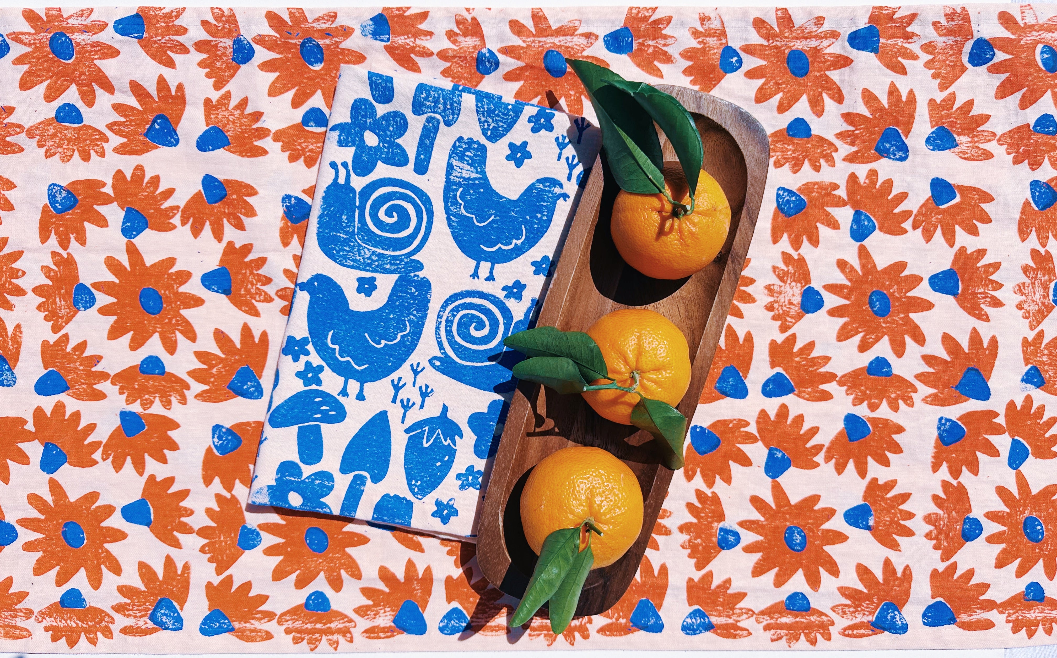 Julie Peach Garden Party Dinner Napkins - Thumbnail 3