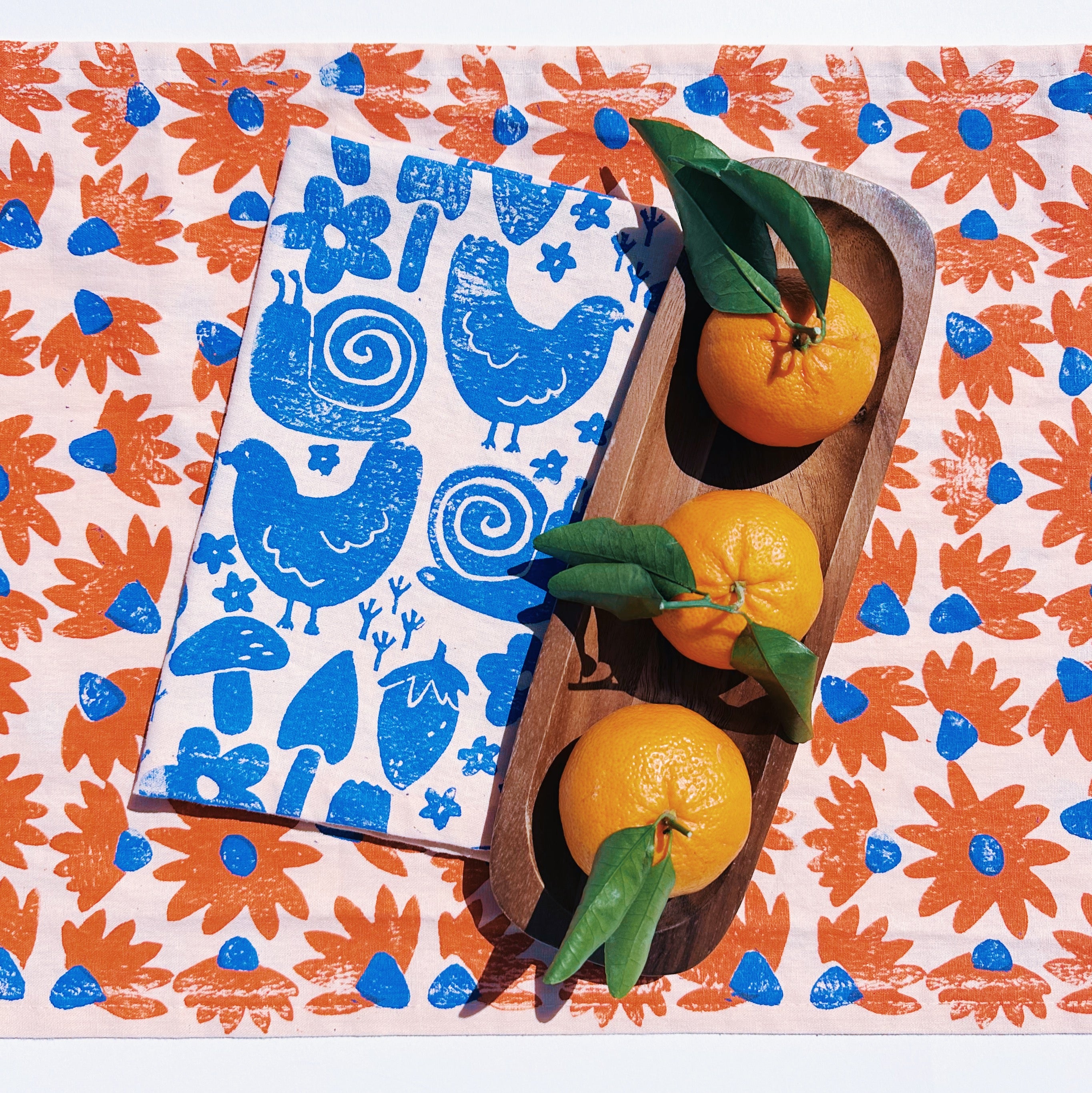 Julie Peach Garden Party Dinner Napkins - Thumbnail 2