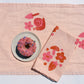 Berry Shroom on Blush Dinner Napkins