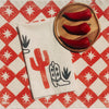 Cactus Boot on Oat Dinner Napkins