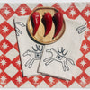 Horse on Oatmeal Dinner Napkins