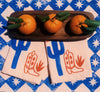 Cactus Boot on Blush Dinner Napkins