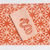 Snake on Blush Dinner Napkins